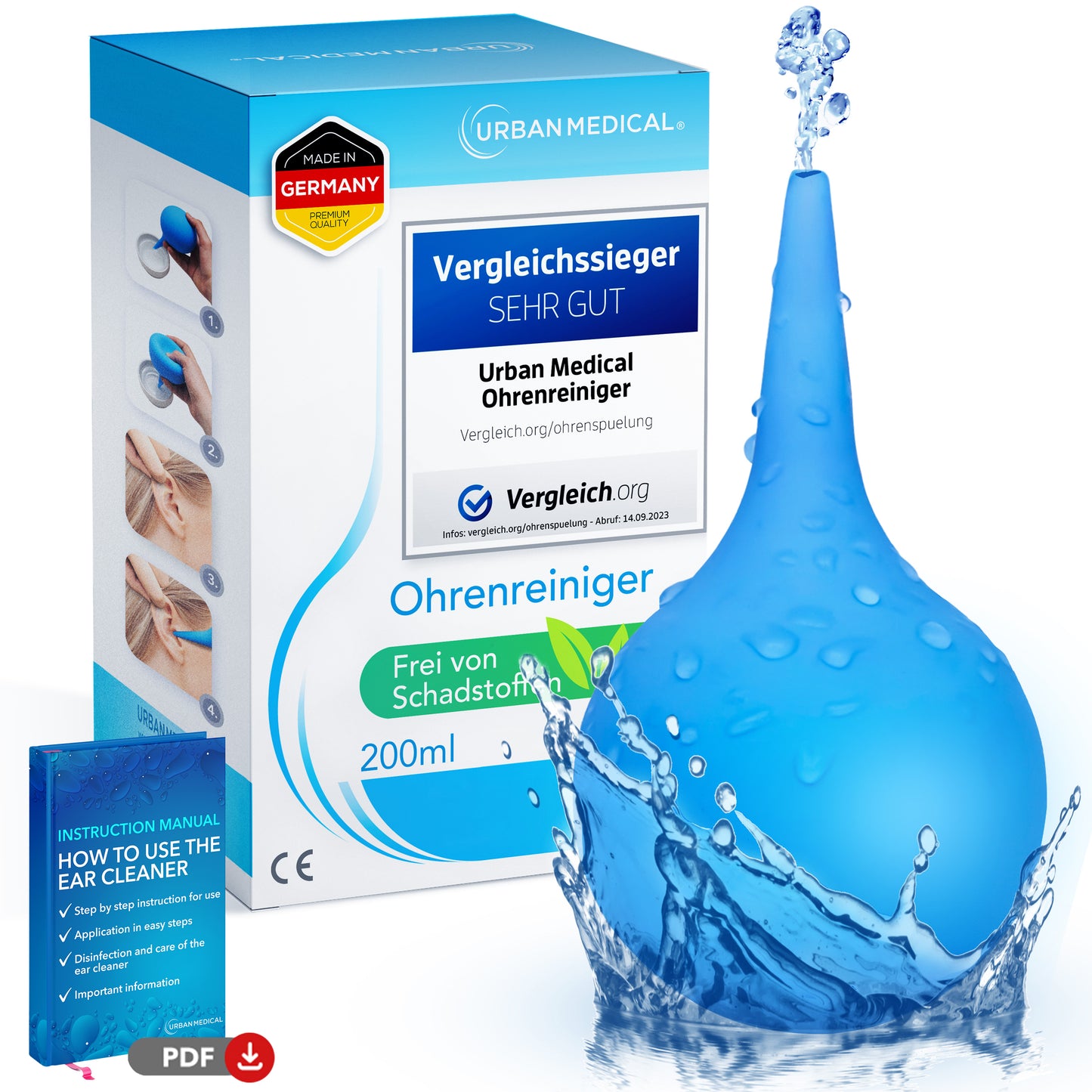 Medizinischer Ohrenreiniger - Babys, Kinder, Erwachsene