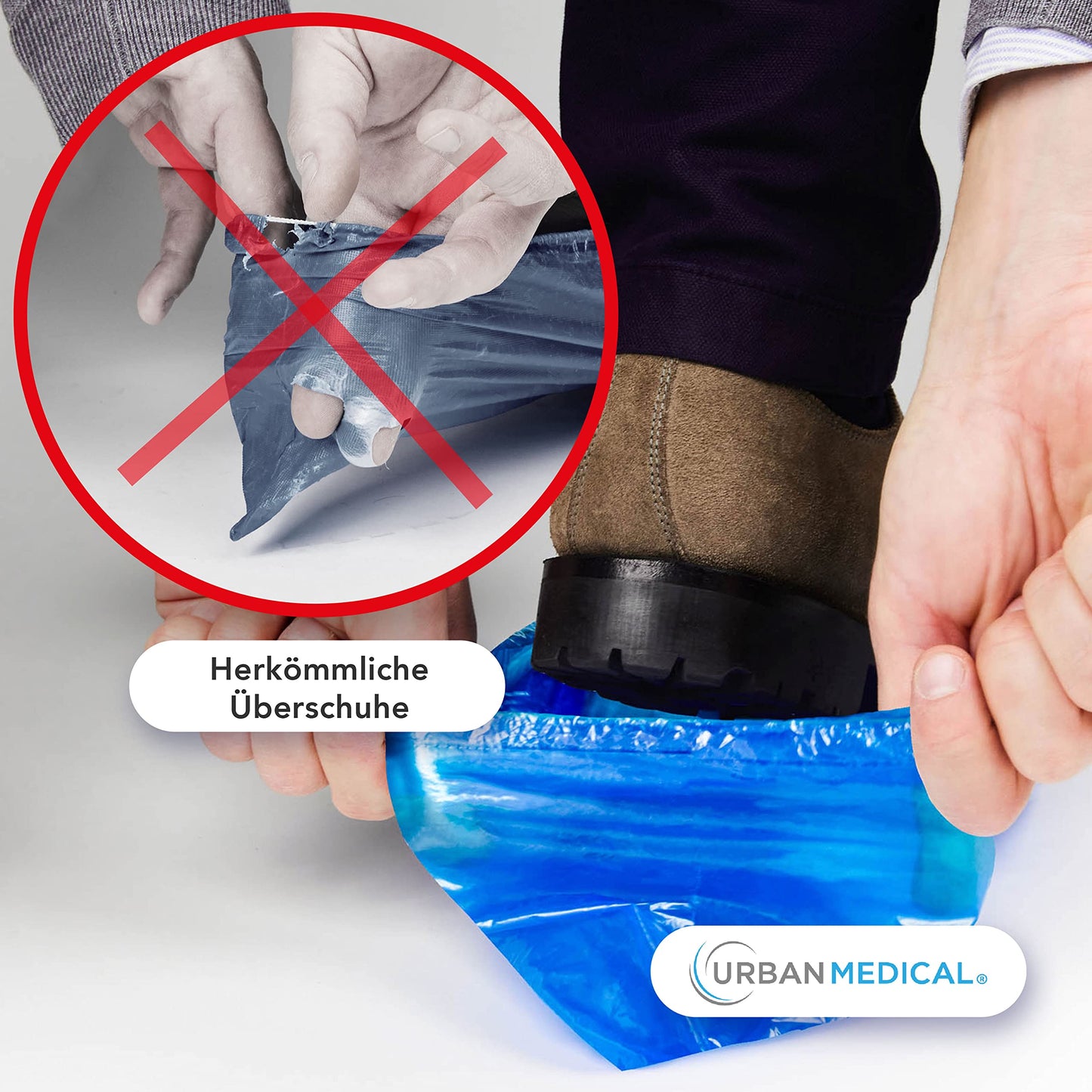 Überschuhe Solid-Dry wasserdicht & reißfest