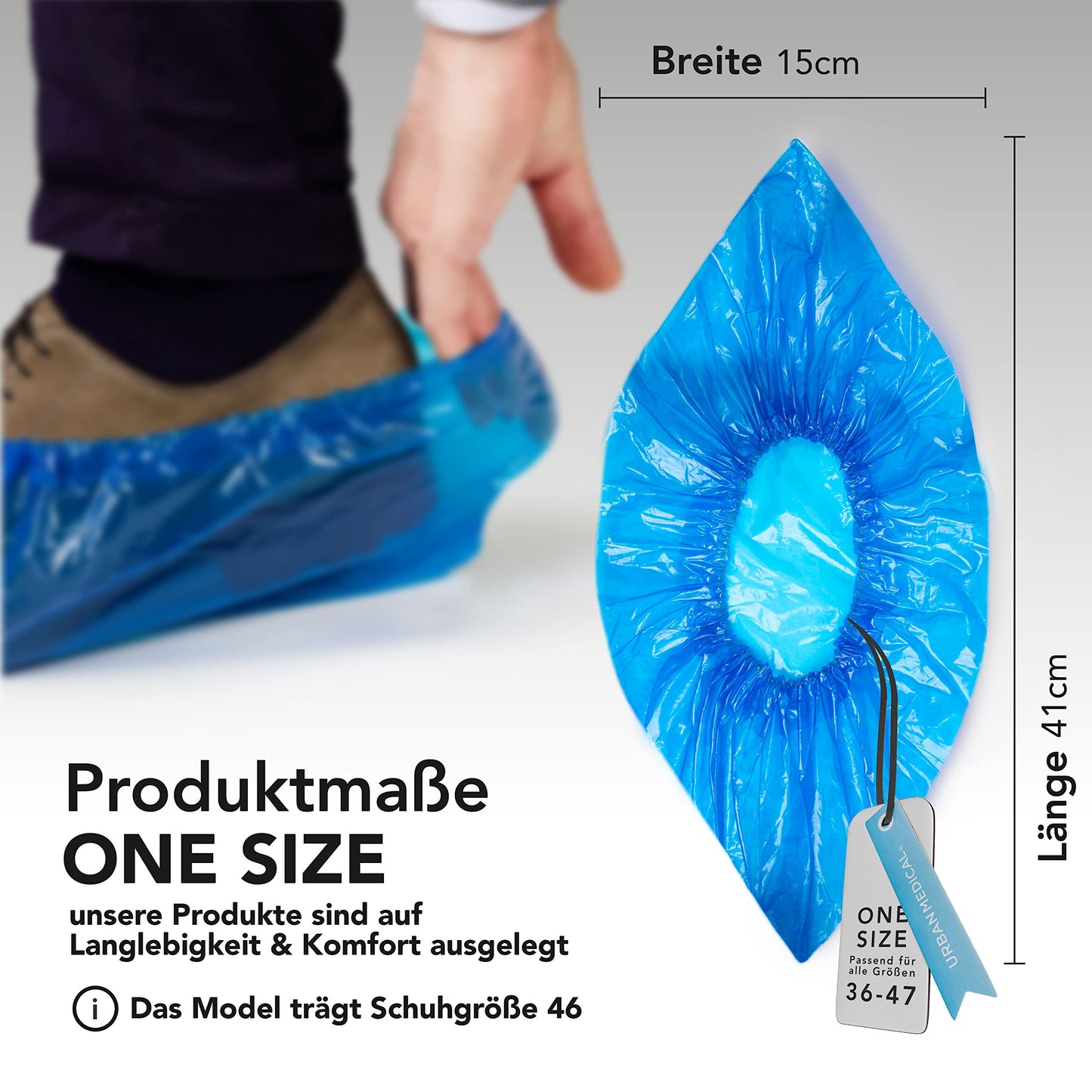 Überschuhe Solid-Dry wasserdicht & reißfest