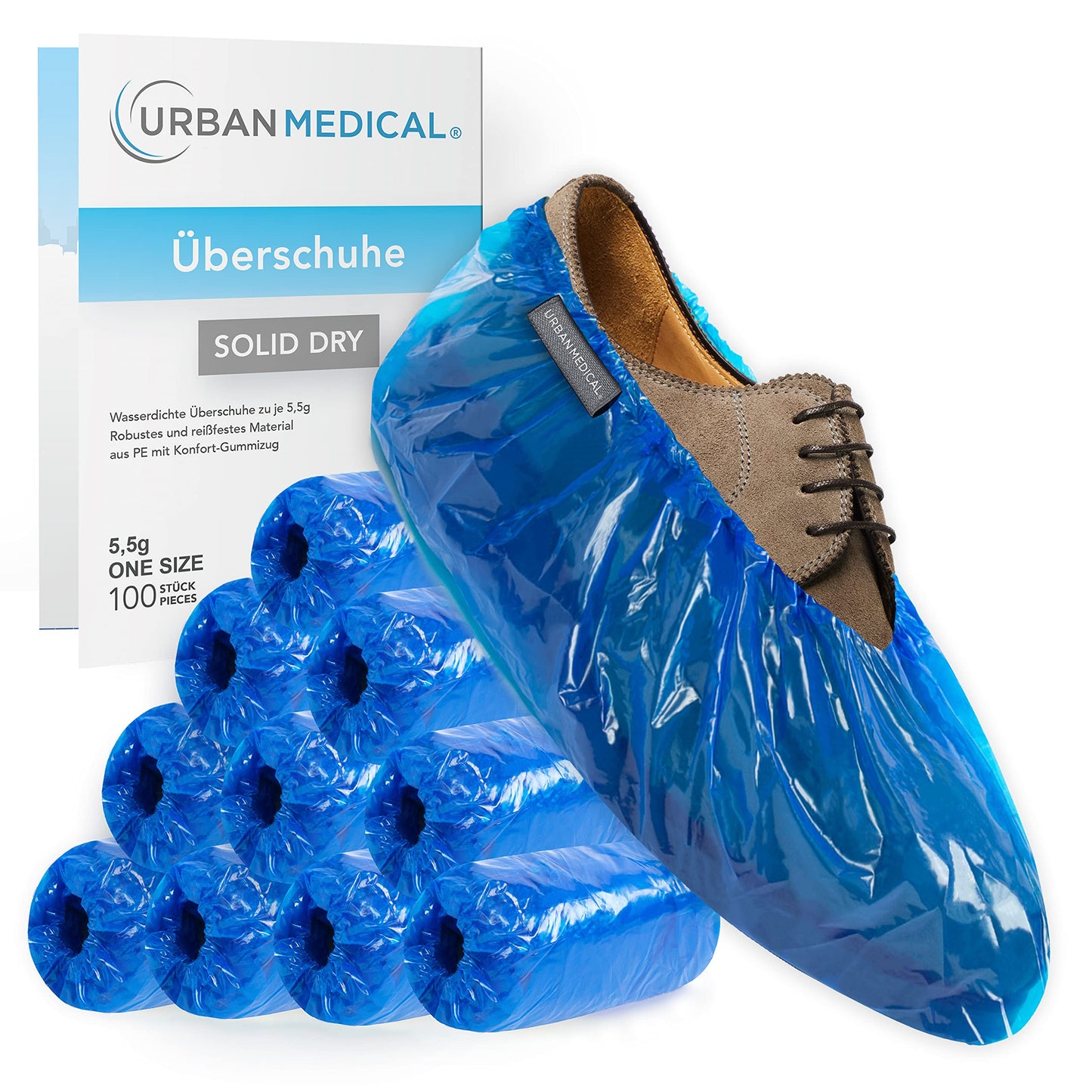 Überschuhe Solid-Dry wasserdicht & reißfest